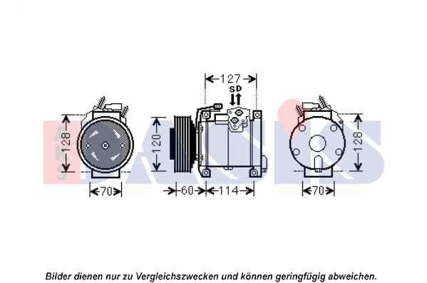 AKS DASIS Kompressor,kliimaseade 851914N